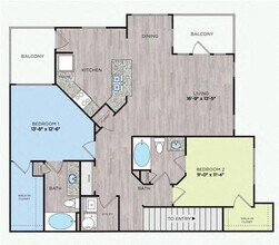 B5 (Top Unit) 3206 floor plan
